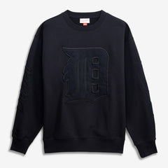 Detroit Tigers Mitchell & Ness Phantom Fleece Crewneck Sweatshirt Outlet
