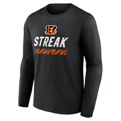 Cincinnati Bengals Streak Long Sleeve T-Shirt - Black - NFL