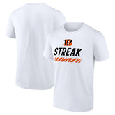 Cincinnati Bengals Streak T-Shirt - White - NFL