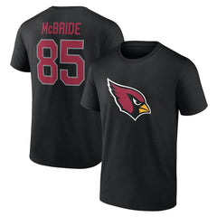 Trey McBride Arizona Cardinals Icon Name & Number T-Shirt - Black - NFL