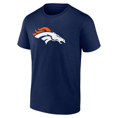 Bo Nix Denver Broncos Icon Name & Number T-Shirt - Navy - NFL