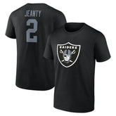 Ashton Jeanty Las Vegas Raiders Icon Name & Number T-Shirt - Black - NFL