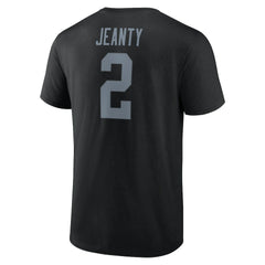 Ashton Jeanty Las Vegas Raiders Icon Name & Number T-Shirt - Black - NFL