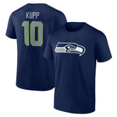 Cooper Kupp Seattle Seahawks Icon Name & Number T-Shirt - College Navy - NFL