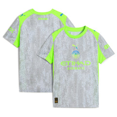 Puma - Manchester City Youth 2025/26 Third Replica Jersey - Green/Neon Green