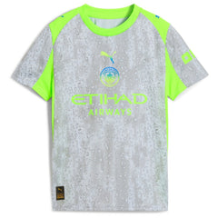 Puma - Manchester City Youth 2025/26 Third Replica Jersey - Green/Neon Green