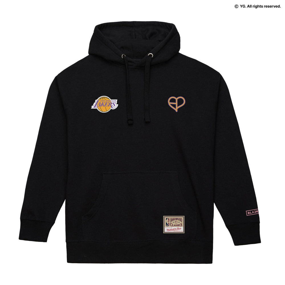 Mitchell & Ness Los Angeles Lakers x BLACKPINK Pullover Hoodie Black Limited Edition
