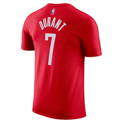 Nike Kevin Durant Houston Rockets Icon Edition Name & Number T-Shirt Red