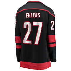 Nikolaj Ehlers Carolina Hurricanes Fanatics Women's Home Breakaway Jersey - Black | Fanatics Lifestyle