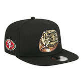 San Francisco 49ers New Era Super Bowl Ring 9FIFTY A-Frame Adjustable Hat - Black - NFL