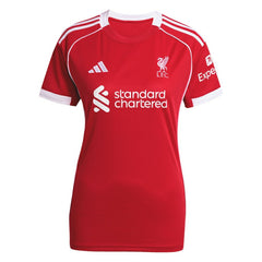 Adidas - Mohamed Salah Liverpool Women's 2025/26 Home Replica Jersey - Red