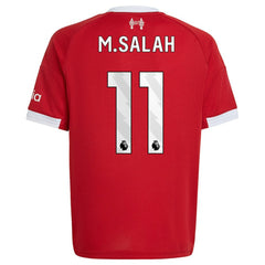 Adidas - Mohamed Salah Liverpool Youth 2025/26 Home Replica Jersey - Red