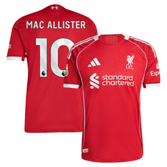 Adidas - Alexis Mac Allister Liverpool 2025/26 Home Jersey - Red
