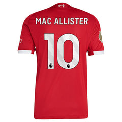 Adidas - Alexis Mac Allister Liverpool 2025/26 Home Jersey - Red