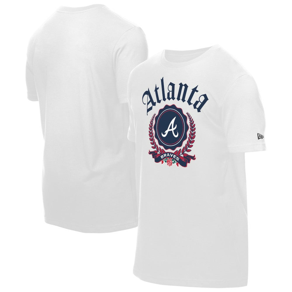 Atlanta Braves New Era Fleur Domestic T-Shirt for sale