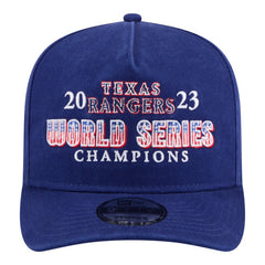 Texas Rangers New Era 2023 World Series Champions Historic 9FIFTY A-Frame Snapback Hat Outlet