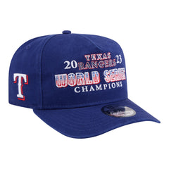 Texas Rangers New Era 2023 World Series Champions Historic 9FIFTY A-Frame Snapback Hat Outlet