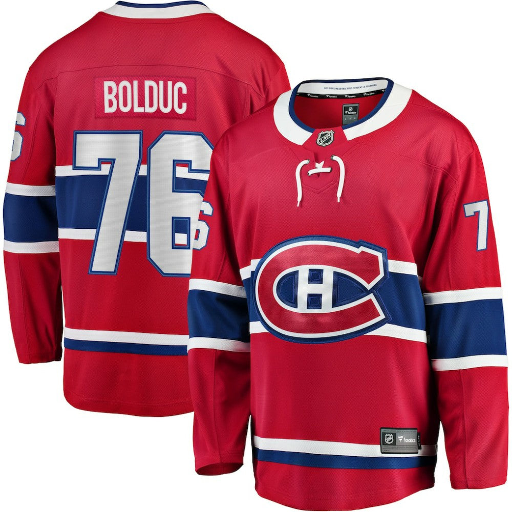 Zack Bolduc Montreal Canadiens Fanatics Home Breakaway Jersey - Red | Fanatics discount