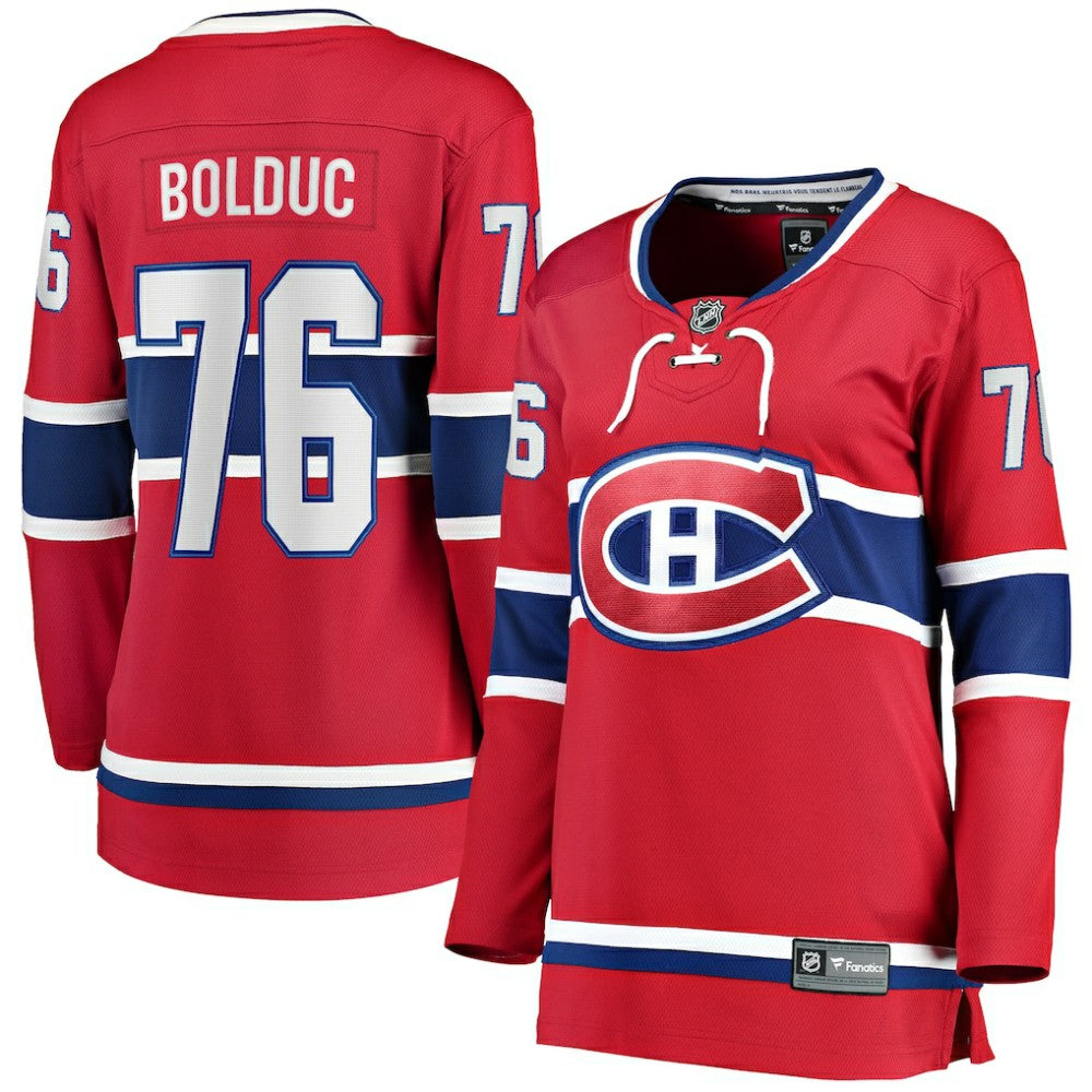 Zack Bolduc Montreal Canadiens Fanatics Women's Home Breakaway Jersey - Red | Fanatics on sale