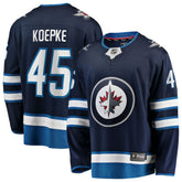 Cole Koepke Winnipeg Jets Fanatics Home Breakaway Jersey - Navy | Fanatics Lifestyle