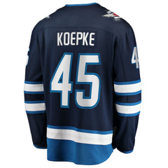 Cole Koepke Winnipeg Jets Fanatics Home Breakaway Jersey - Navy | Fanatics Lifestyle