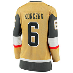 Kaedan Korczak Vegas Golden Knights Fanatics Women's Home Breakaway Jersey - Gold | Fanatics discount