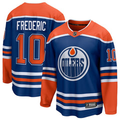 Trent Frederic Edmonton Oilers Fanatics Home Breakaway Jersey - Royal | Fanatics Clearance