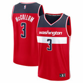 Fanatics CJ McCollum Washington Wizards Youth Fast Break Replica Player Jersey Icon Edition Red