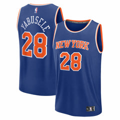 Fanatics Guerschon Yabusele New York Knicks Fast Break Replica Player Jersey Icon Edition Blue