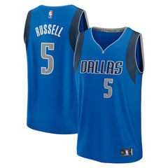 Fanatics D'Angelo Russell Dallas Mavericks Fast Break Replica Player Jersey Icon Editi- Blue
