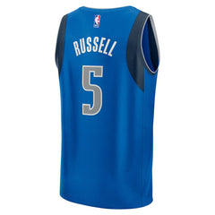 Fanatics D'Angelo Russell Dallas Mavericks Fast Break Replica Player Jersey Icon Editi- Blue