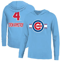 Pete Crow-Armstrong Chicago Cubs Majestic Threads Lightweight Name & Number Hoodie for sale