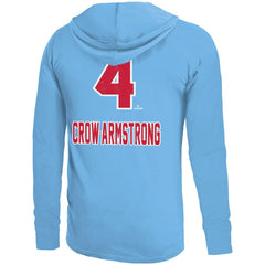 Pete Crow-Armstrong Chicago Cubs Majestic Threads Lightweight Name & Number Hoodie for sale
