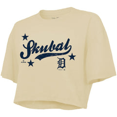 Tarik Skubal Detroit Tigers Majestic Threads Women's Boxy Crop Top Discount