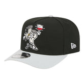 New Era San Antonio Spurs Injection Cartoon Logo A-Frame 9FIFTY Adjustable Hat Black