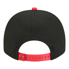 New Era Chicago Bulls Injection Cartoon Logo A-Frame 9FIFTY Adjustable Hat Black