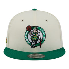 New Era Boston Celtics Injection Localized 9FIFTY Snapback Hat White