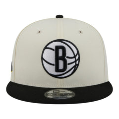 New Era Brooklyn Nets Injection Localized 9FIFTY Snapback Hat White