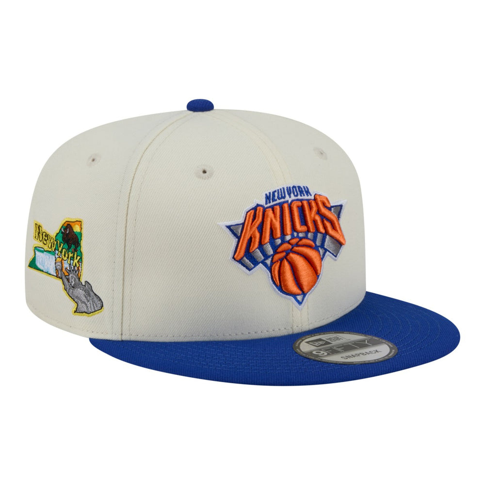 New Era New York Knicks Injection Localized 9FIFTY Snapback Hat White