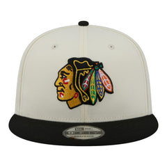 Chicago Blackhawks New Era Injection Localized Two-Tone 9FIFTY Snapback Hat - White/Black | New Era sale