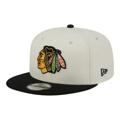 Chicago Blackhawks New Era Injection Localized Two-Tone 9FIFTY Snapback Hat - White/Black | New Era sale