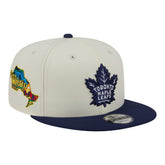 Toronto Maple Leafs New Era Injection Localized Two-Tone 9FIFTY Snapback Hat - White/Navy | New Era online