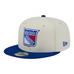 New York Rangers New Era Injection Localized Two-Tone 9FIFTY Snapback Hat - White/Blue | New Era sale