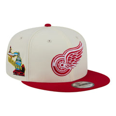 Detroit Red Wings New Era Injection Localized Two-Tone 9FIFTY Snapback Hat - White/Red | New Era on sale