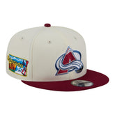 Colorado Avalanche New Era Injection Localized Two-Tone 9FIFTY Snapback Hat - White/Burgundy | New Era discount
