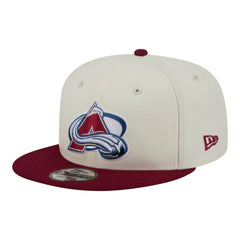 Colorado Avalanche New Era Injection Localized Two-Tone 9FIFTY Snapback Hat - White/Burgundy | New Era discount