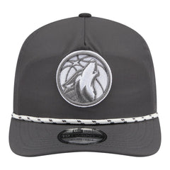 New Era Minnesota Timberwolves Tonal Rope 19TWENTY Adjustable Hat Graphite