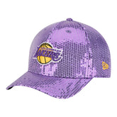 New Era Los Angeles Lakers Women's Sequin M-Crown 9FORTY Adjustable Hat Purple