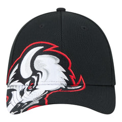 Buffalo Sabres New Era Oversized Logo M-Crown Flex 39THIRTY Hat - Black | New Era Lifestyle