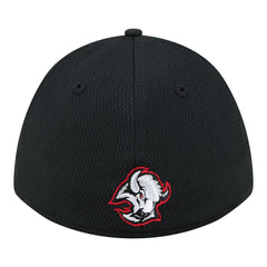 Buffalo Sabres New Era Oversized Logo M-Crown Flex 39THIRTY Hat - Black | New Era Lifestyle